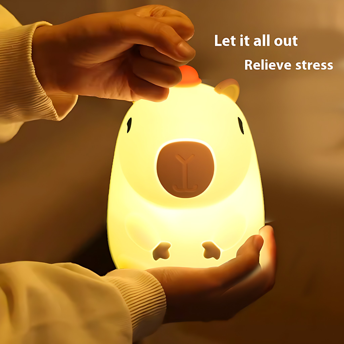 Squishy Capybara Night Lamp
