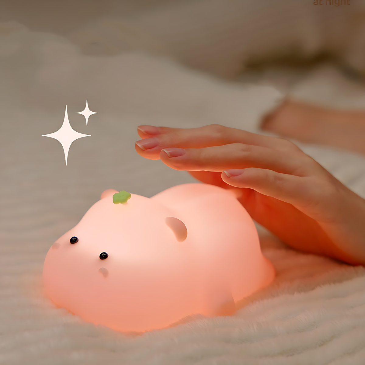 Sleepy Hippo Night Light