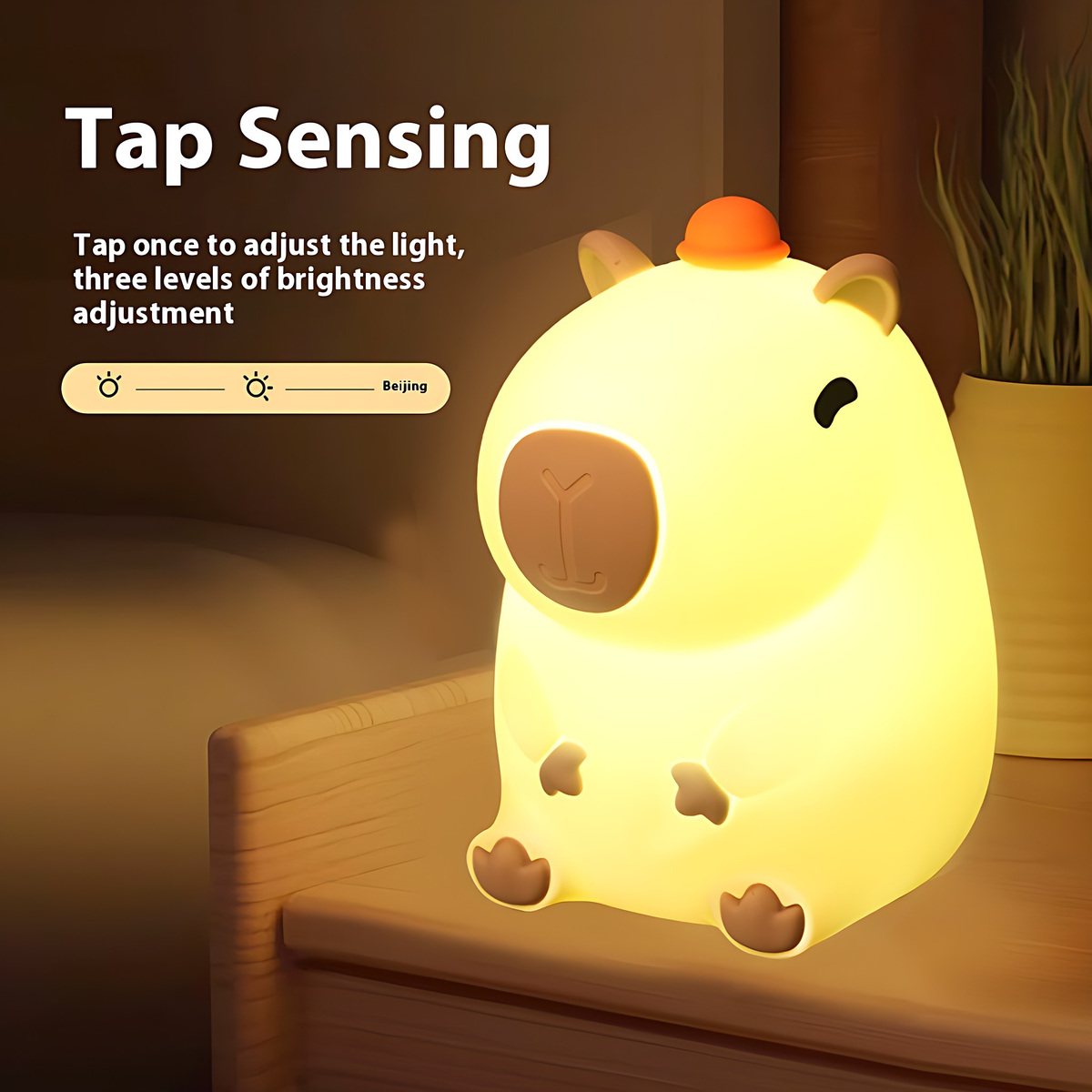 Squishy Capybara Night Lamp