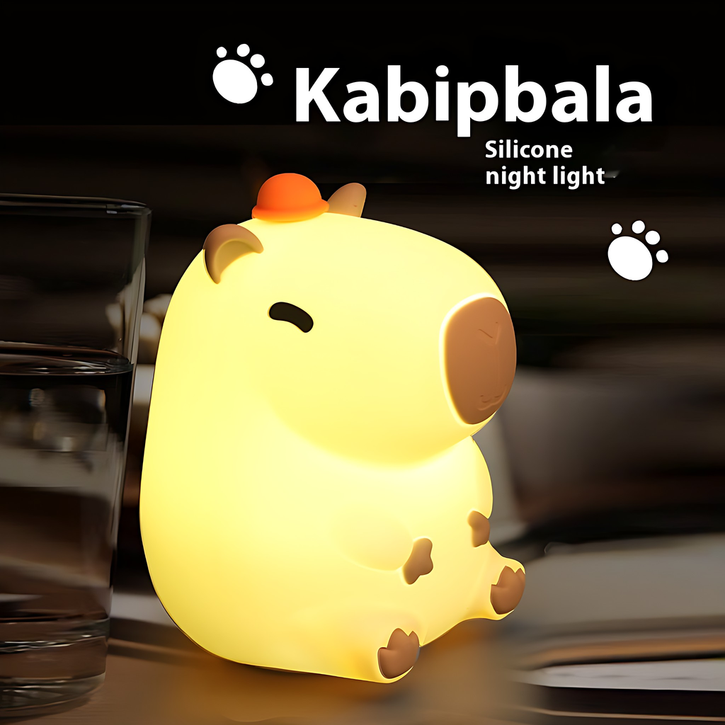Squishy Capybara Night Lamp
