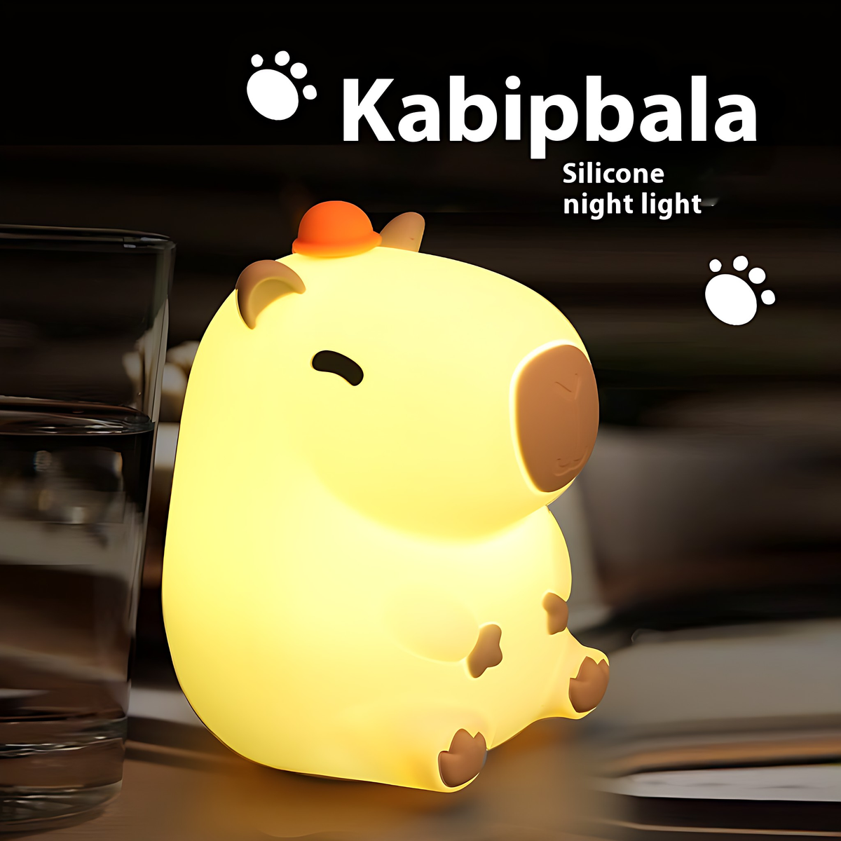 Squishy Capybara Night Lamp