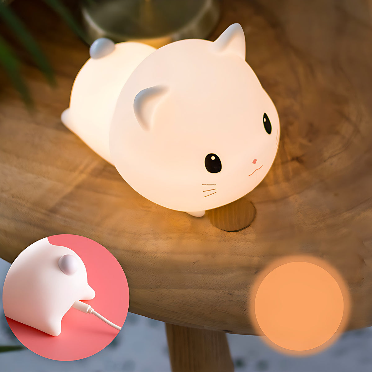 Chubby Cat Night Light