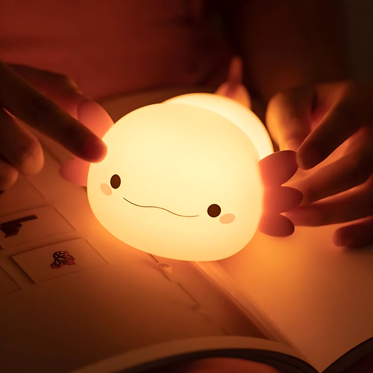 Squishy Axolotl Night Light
