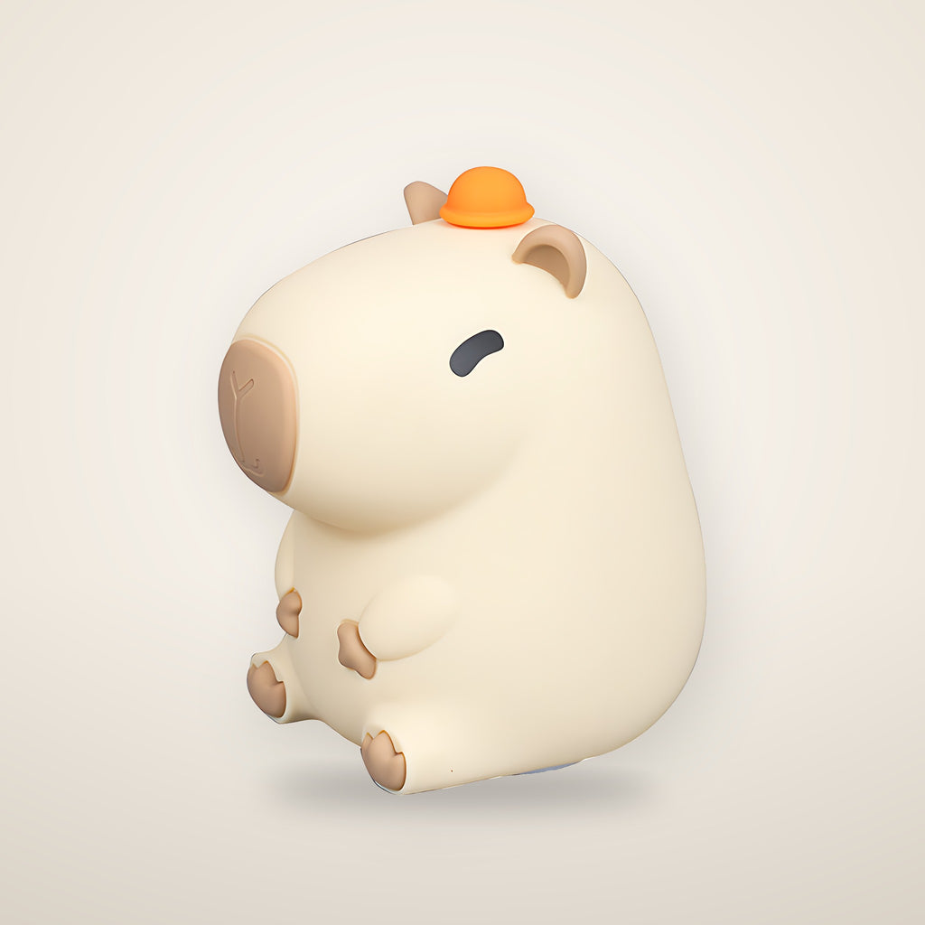 Squishy capybara night lamp